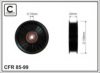CAFFARO 85-99 Deflection/Guide Pulley, v-ribbed belt